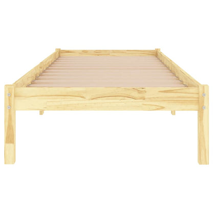 Bed Frame without Mattress Solid Wood Small Single
