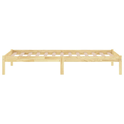 Bed Frame without Mattress Solid Wood Small Single