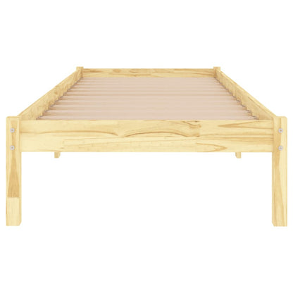 810007 vidaXL Bed Frame without Mattress Solid Wood 100x200 cm