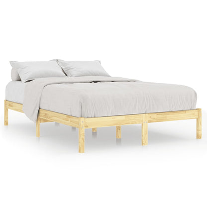 810037 vidaXL Bed Frame without Mattress Solid Wood 200x200 cm