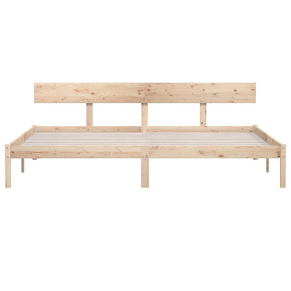 Bed Frame without Mattress Solid Wood 200x200 cm