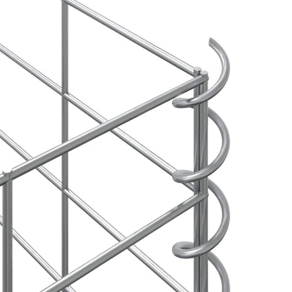 Gabion Raised Beds 3 pcs 30x30x50 cm Iron