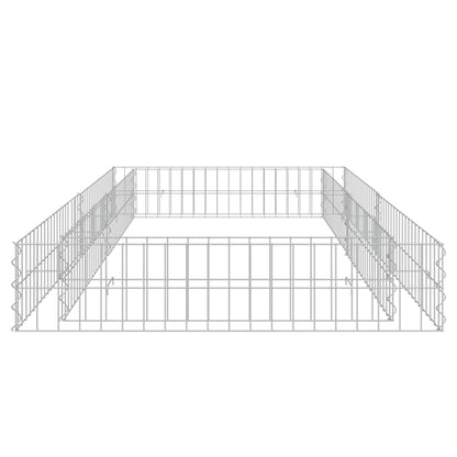 Gabion Raised Bed Galvanised Steel 200x100x20 cm