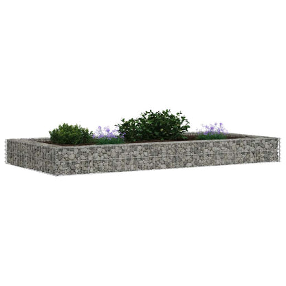 Gabion Raised Bed Galvanised Steel 200x100x20 cm