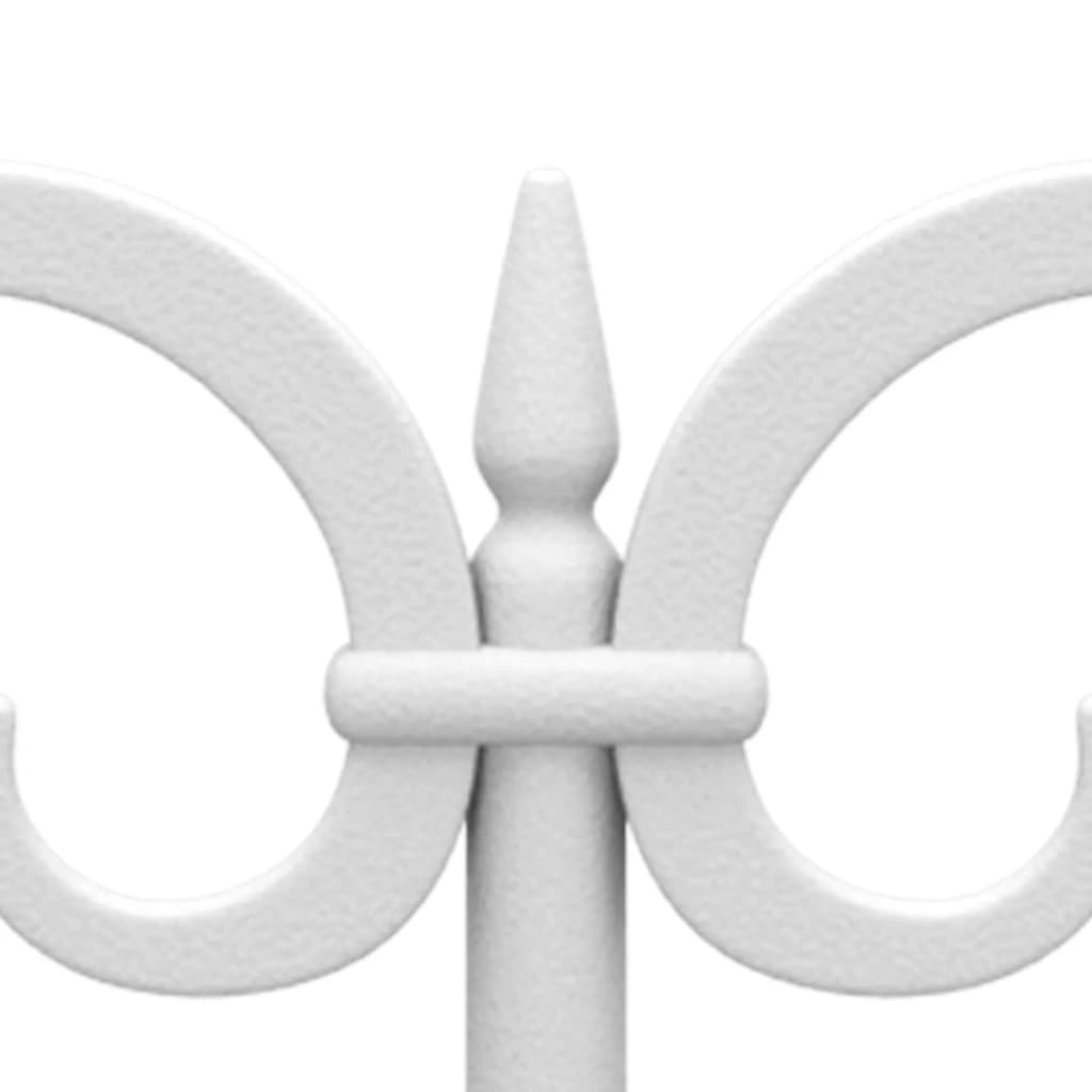 Lawn Edgings 17 pcs White 10 m PP