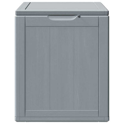 Garden Storage Box 90L Grey PP Wood Look