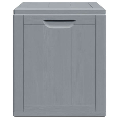 Garden Storage Box 90L Grey PP Wood Look
