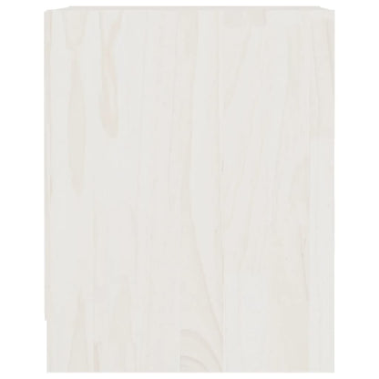 Bedside Cabinets 2 pcs White 35.5x33.5x41.5 cm Solid Pinewood