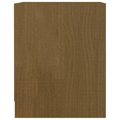 Bedside Cabinet Honey Brown 35.5x33.5x41.5 cm Solid Pinewood