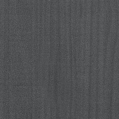 Book Cabinet Grey 70x33x110 cm Solid Pinewood