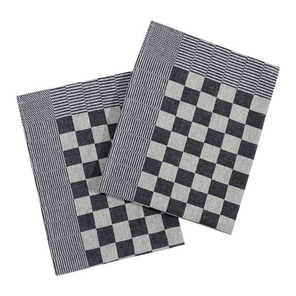 Kitchen Towels 10 pcs Blue and White 50x70 cm Cotton