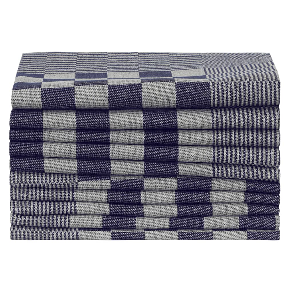 Kitchen Towels 20 pcs Blue and White 50x70 cm Cotton