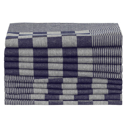 Kitchen Towels 20 pcs Blue and White 50x70 cm Cotton