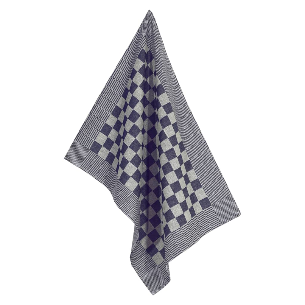 Kitchen Towels 50 pcs Blue and White 50x70 cm Cotton