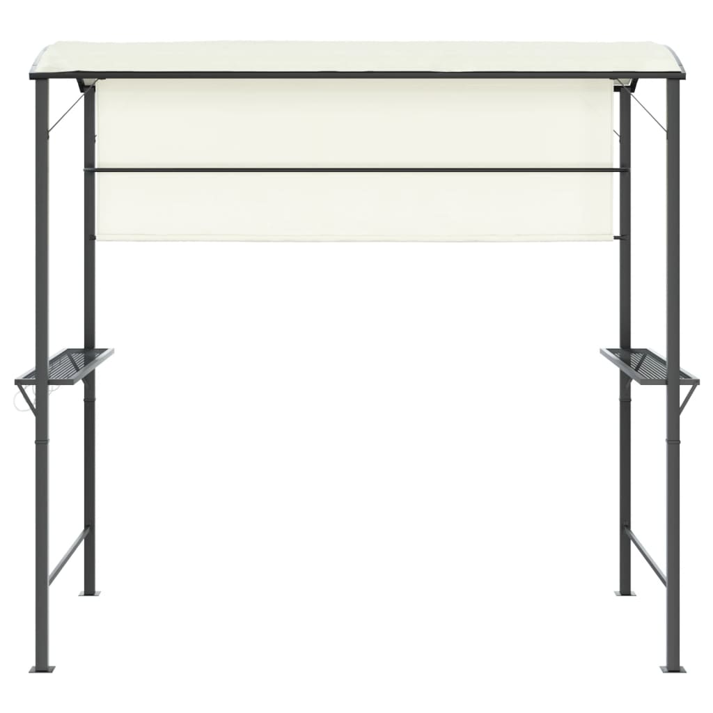 Gazebo with Roof 220x110x200 cm Cream