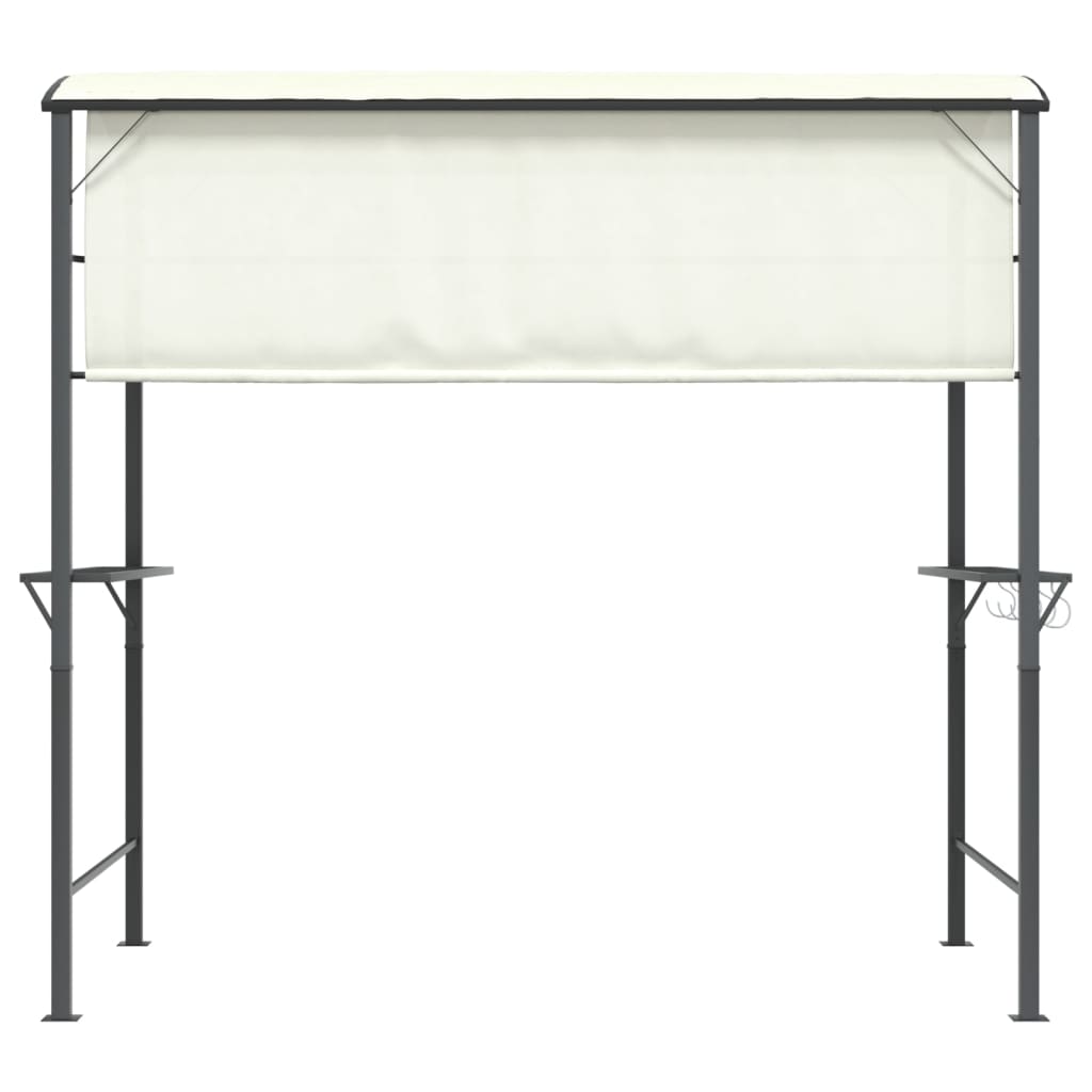 Gazebo with Roof 220x110x200 cm Cream
