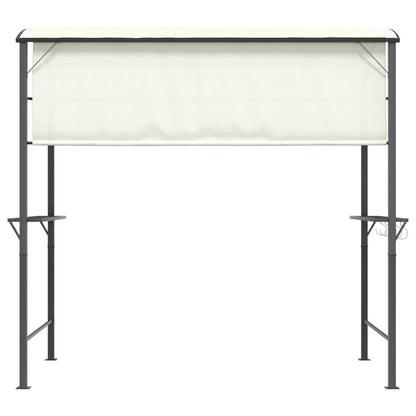 Gazebo with Roof 220x110x200 cm Cream