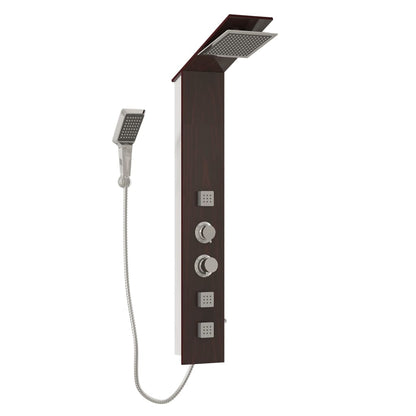 Shower Panel System Glass Brown