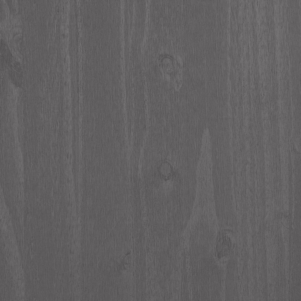 Shoe Cabinet HAMAR Light Grey 59.5x35x117 cm Solid Wood Pine