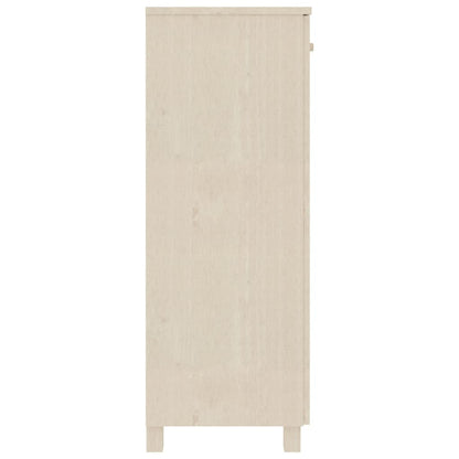 Shoe Cabinet HAMAR Honey Brown 85x40x108 cm Solid Wood Pine
