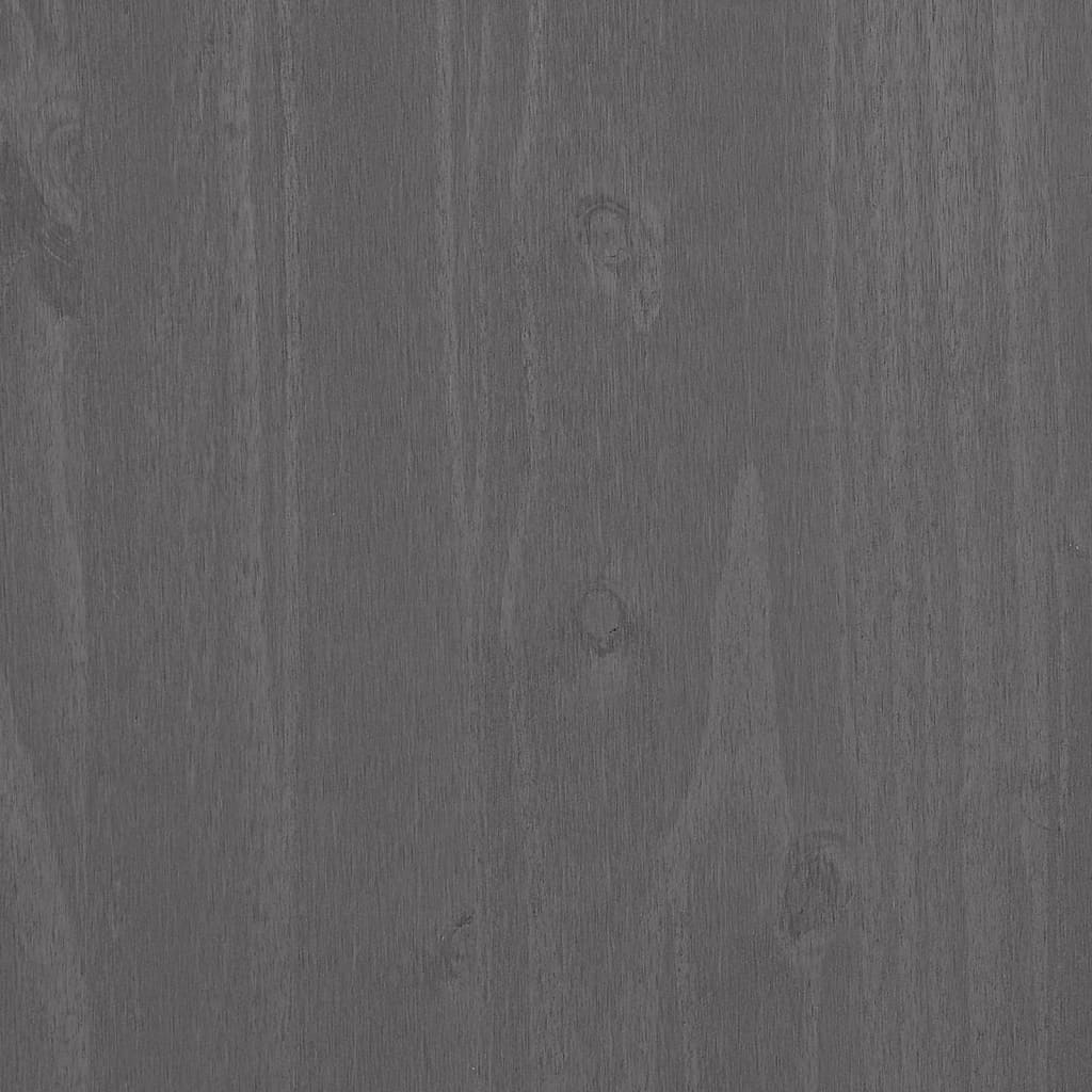 Shoe Cabinet HAMAR Light Grey 85x40x108 cm Solid Wood Pine