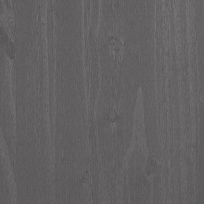 Shoe Cabinet HAMAR Light Grey 85x40x108 cm Solid Wood Pine