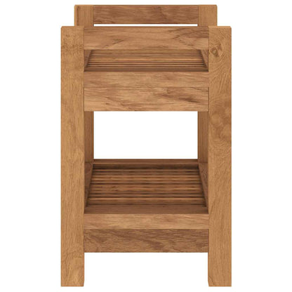 Bathroom Side Table 45x30x45 cm Solid Wood Teak