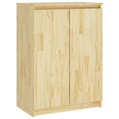 Side Cabinets 3 pcs Solid Pinewood
