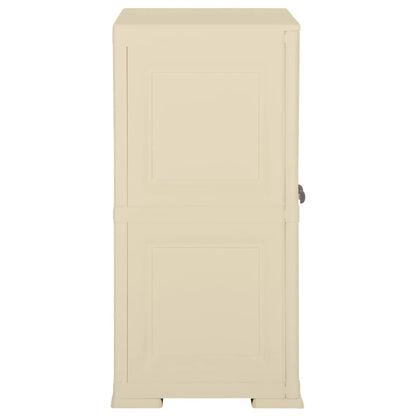 Plastic Cabinet 79x43x85.5 cm Wood Design Angora White