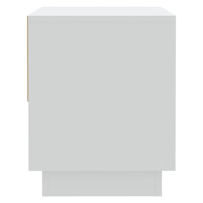 Bedside Cabinets 2 pcs White 45x34x44 cm Engineered Wood
