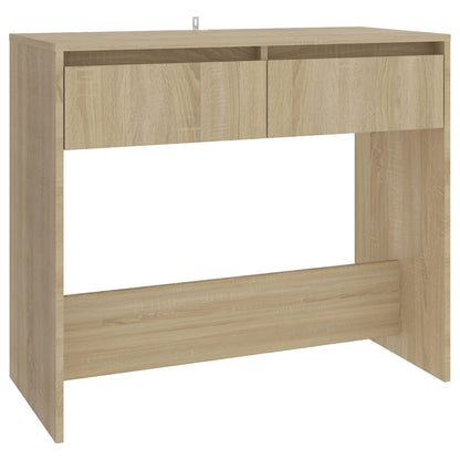 Console Table Sonoma Oak 89x41x76.5 cm Steel