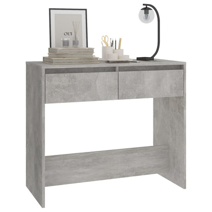 Console Table Concrete Grey 89x41x76.5 cm Steel