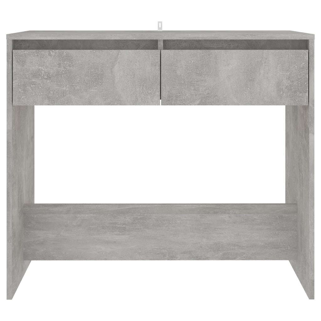 Console Table Concrete Grey 89x41x76.5 cm Steel