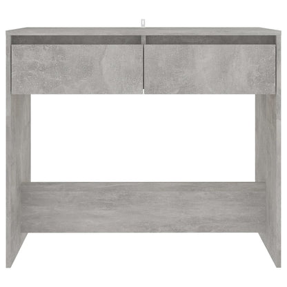 Console Table Concrete Grey 89x41x76.5 cm Steel