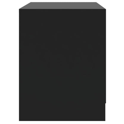 Bedside Cabinets 2 pcs Black 45x34.5x44.5 cm Engineered Wood