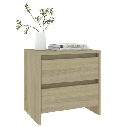 Bedside Cabinet Sonoma Oak 45x34.5x44.5 cm Engineered Wood
