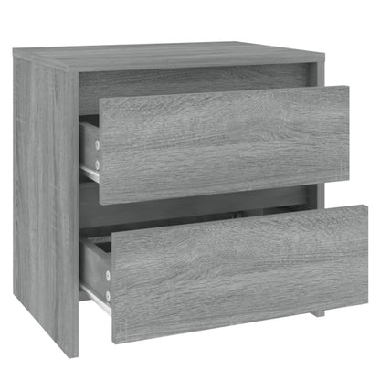 Bedside Cabinets 2 pcs Grey Sonoma 45x34.5x44.5 cm Engineered Wood