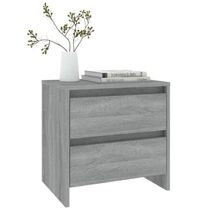 Bedside Cabinets 2 pcs Grey Sonoma 45x34.5x44.5 cm Engineered Wood