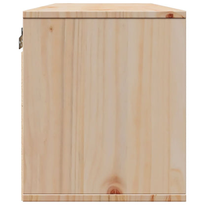 Wall Cabinets 2 pcs 45x30x35 cm Solid Pinewood