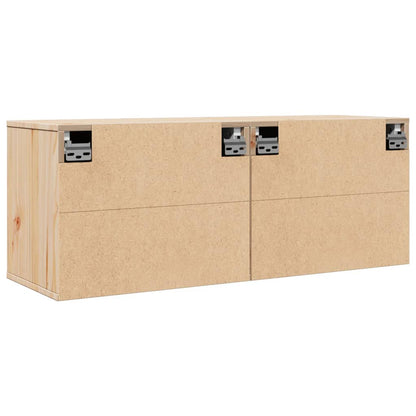 Wall Cabinets 2 pcs 45x30x35 cm Solid Pinewood