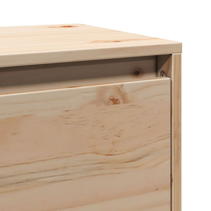 Wall Cabinets 2 pcs 45x30x35 cm Solid Pinewood