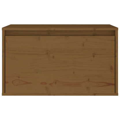 Wall Cabinet Honey Brown 60x30x35 cm Solid Pinewood
