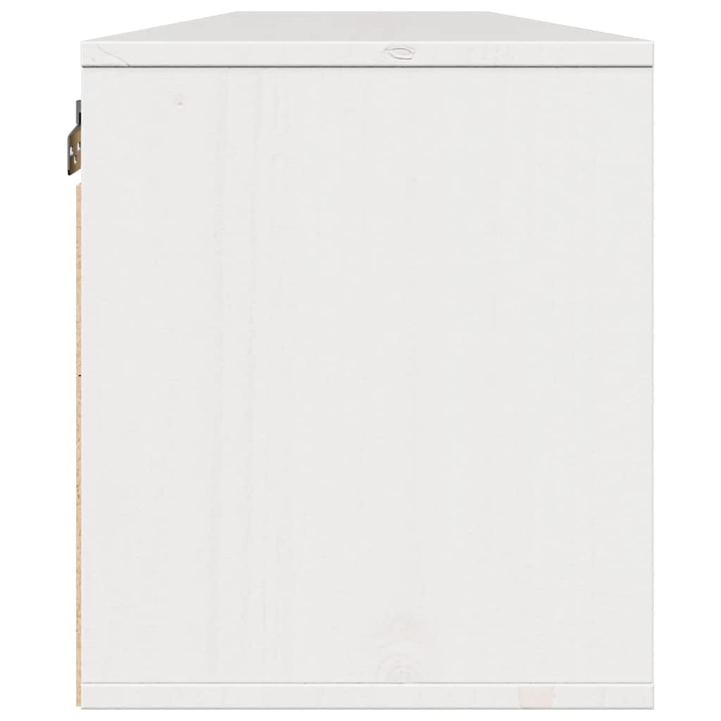 Wall Cabinets 2 pcs White 80x30x35 cm Solid Wood Pine