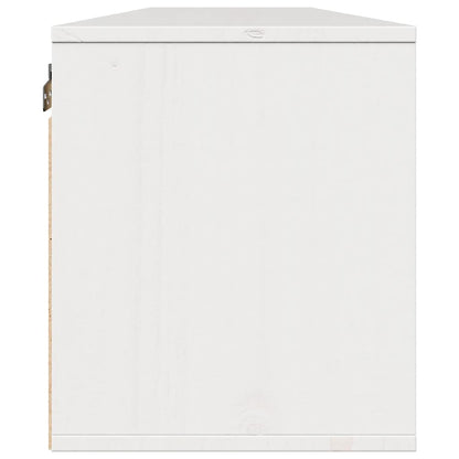 Wall Cabinets 2 pcs White 80x30x35 cm Solid Wood Pine