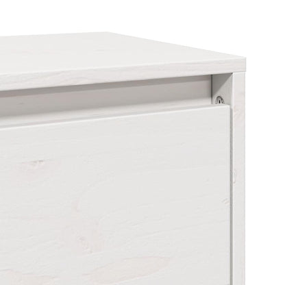 Wall Cabinets 2 pcs White 80x30x35 cm Solid Wood Pine