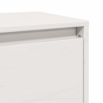 Wall Cabinets 2 pcs White 100x30x35 cm Solid Wood Pine