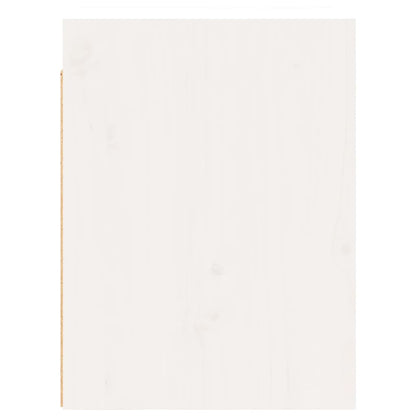 Wall Cabinets 2 pcs White 30x30x40 cm Solid Wood Pine