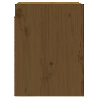 Wall Cabinet Honey Brown 30x30x40 cm Solid Wood Pine