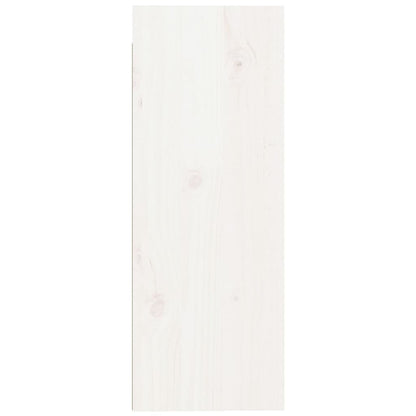 Wall Cabinets 2 pcs White 30x30x80 cm Solid Wood Pine