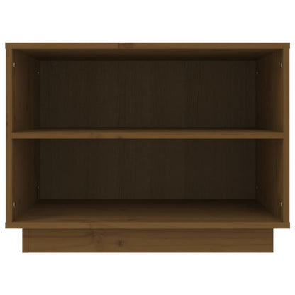 Shoe Cabinet Honey Brown 60x34x45 cm Solid Wood Pine